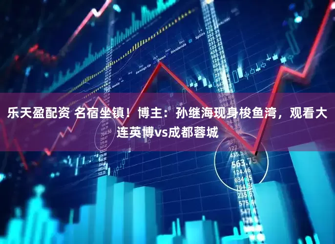 乐天盈配资 名宿坐镇！博主：孙继海现身梭鱼湾，观看大连英博vs成都蓉城